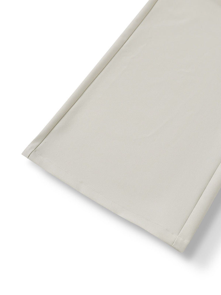 [Pre-Sale] Olive Green 1950s Button-Up Floral Wide-Leg Jumpsuit