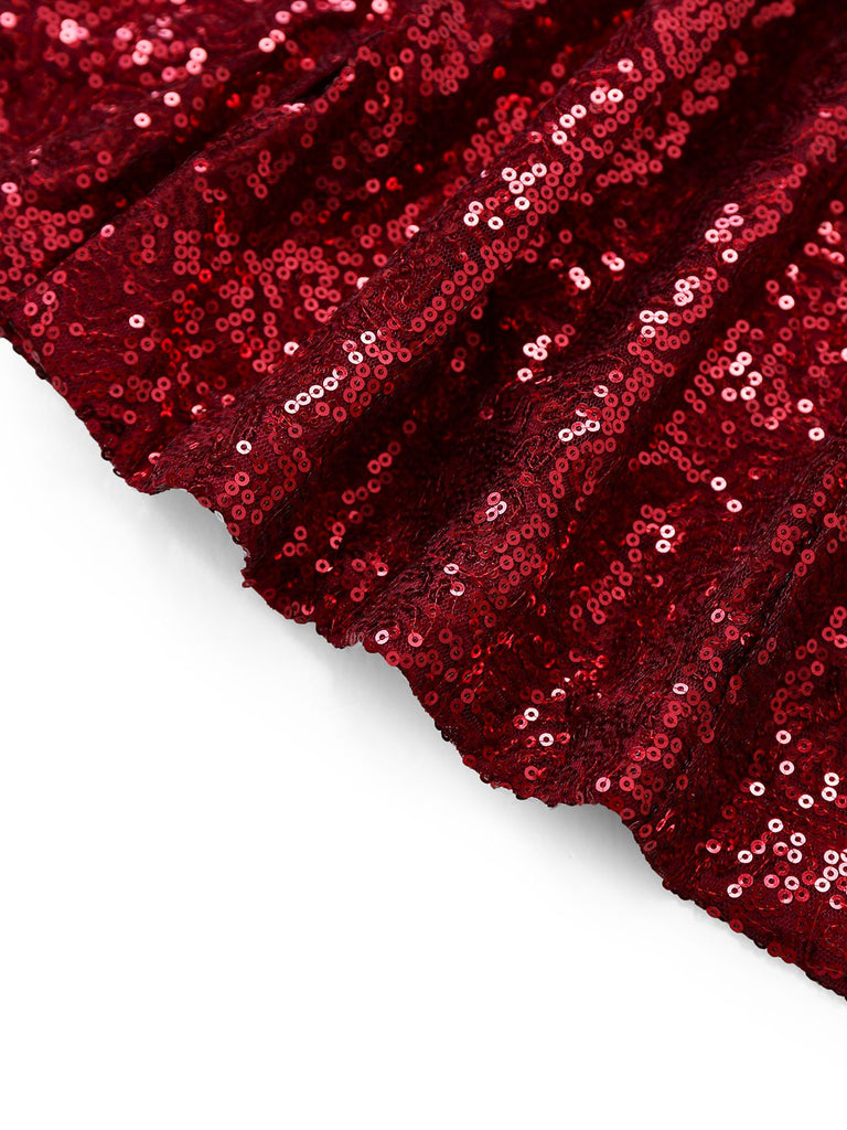 1970s Sequined Lapel Long Sleeve Jacket