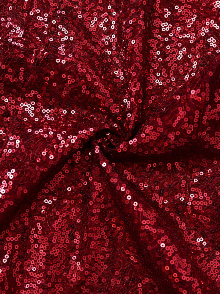 1970s Sequined Lapel Long Sleeve Jacket