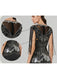 Silver 1920s Sequined Tassel Mesh Patchwork Dress