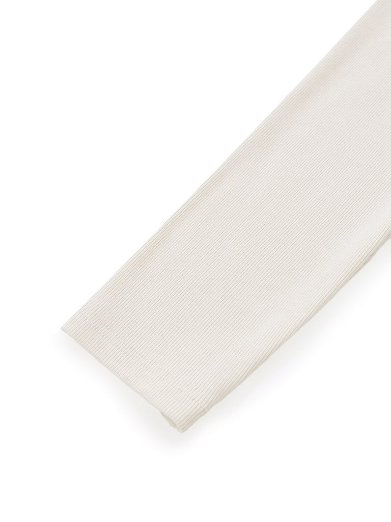 [Pre-Sale] Beige & Green 1950s Knit Off-Shoulder Pleated Dress