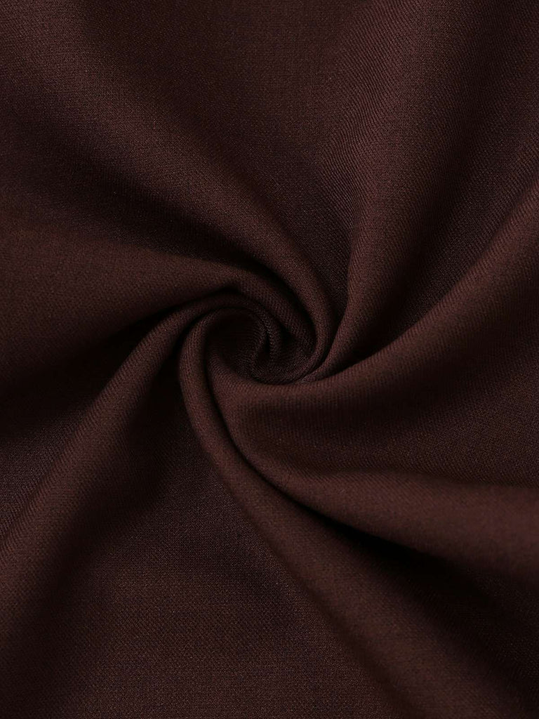 [Pre-Sale] Pink 1930s Colorblock Ruffled Irregular Lapel Jumpsuit