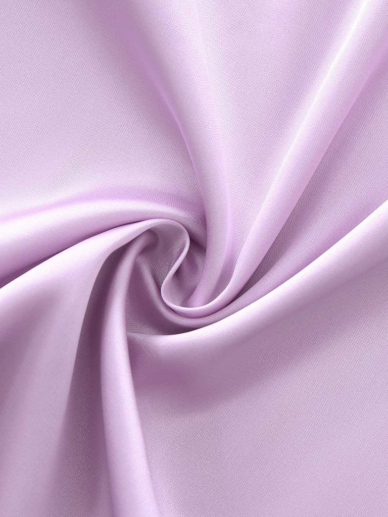 [Pre-Sale] Purple 1920s Floral Embroidered Mesh Satin Dress