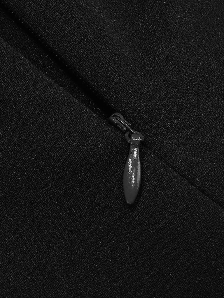 1950s Polka Dot Bow Swing Dress