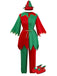Red 1950s Christmas Elf Costume Set