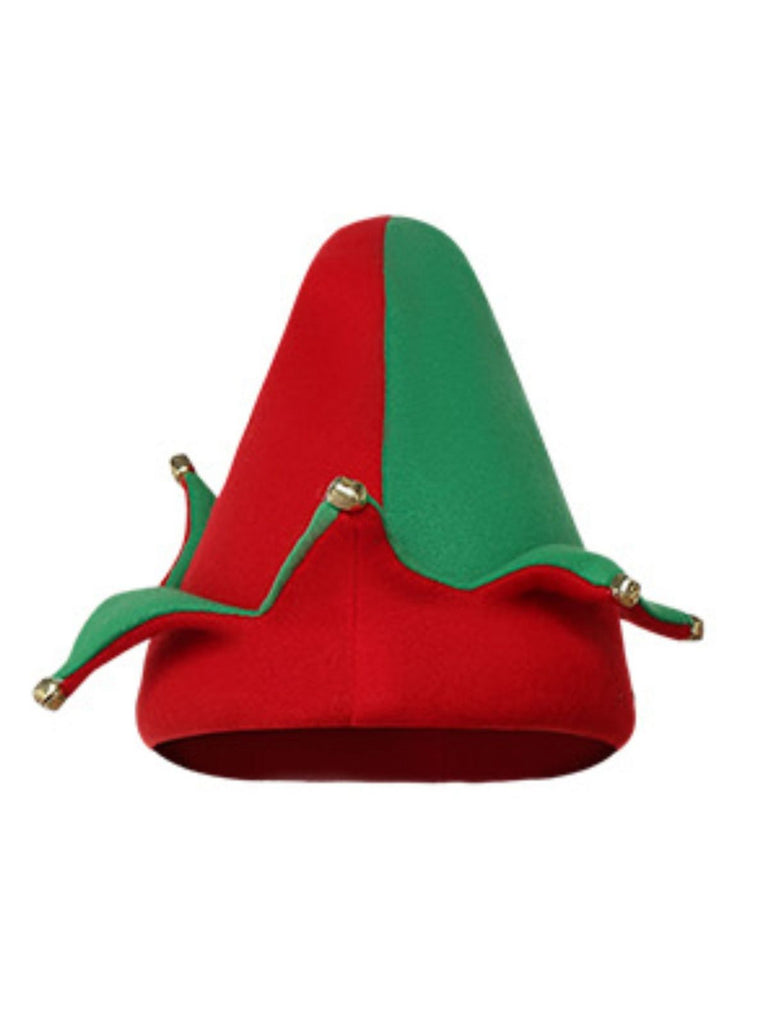 Red 1950s Christmas Elf Costume Set