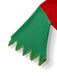 Red 1950s Christmas Elf Costume Set