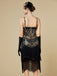 1920s Sequin Fringe Spaghetti Strap Flapper Dress