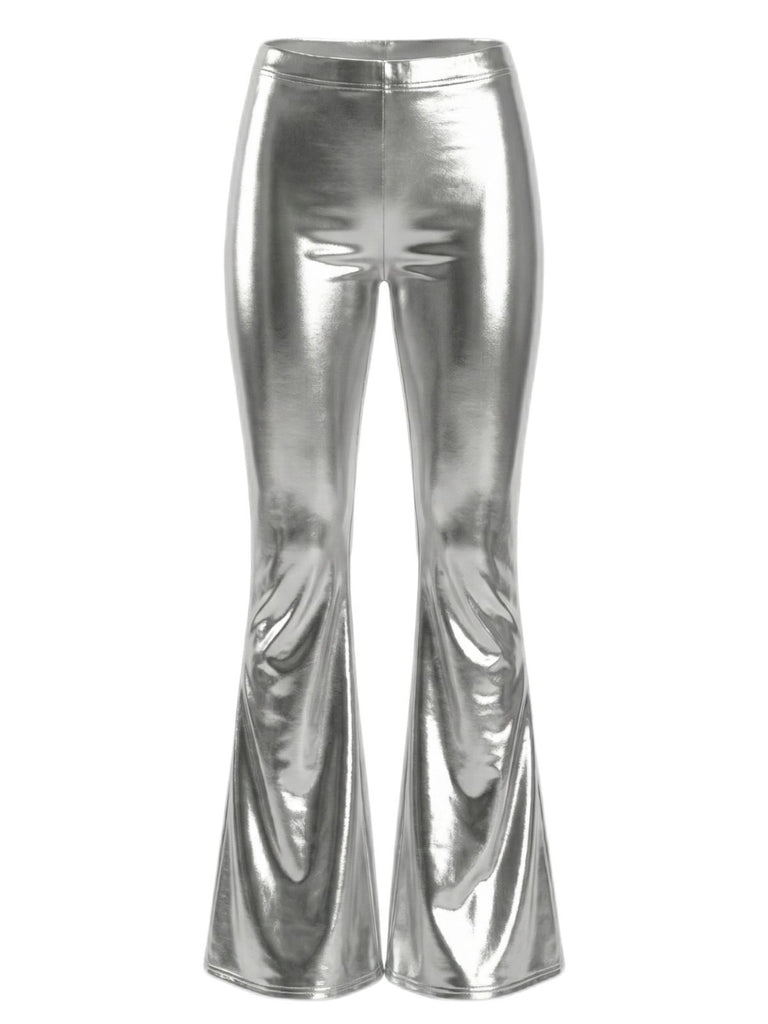 1970s Carnival Disco Flare Leg Pants