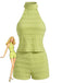 Green 1940s Spaghetti Strap 2PCS