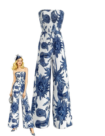 Cobalt Blue 无 Jumpsuit