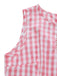 Dark Pink 1950s Plaid Patchwork Dress 4