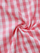 Dark Pink 1950s Plaid Patchwork Dress 6