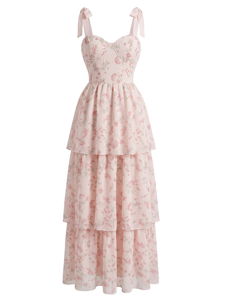 Pink 1940s Dress
