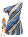 Blue 1940s 2PCS