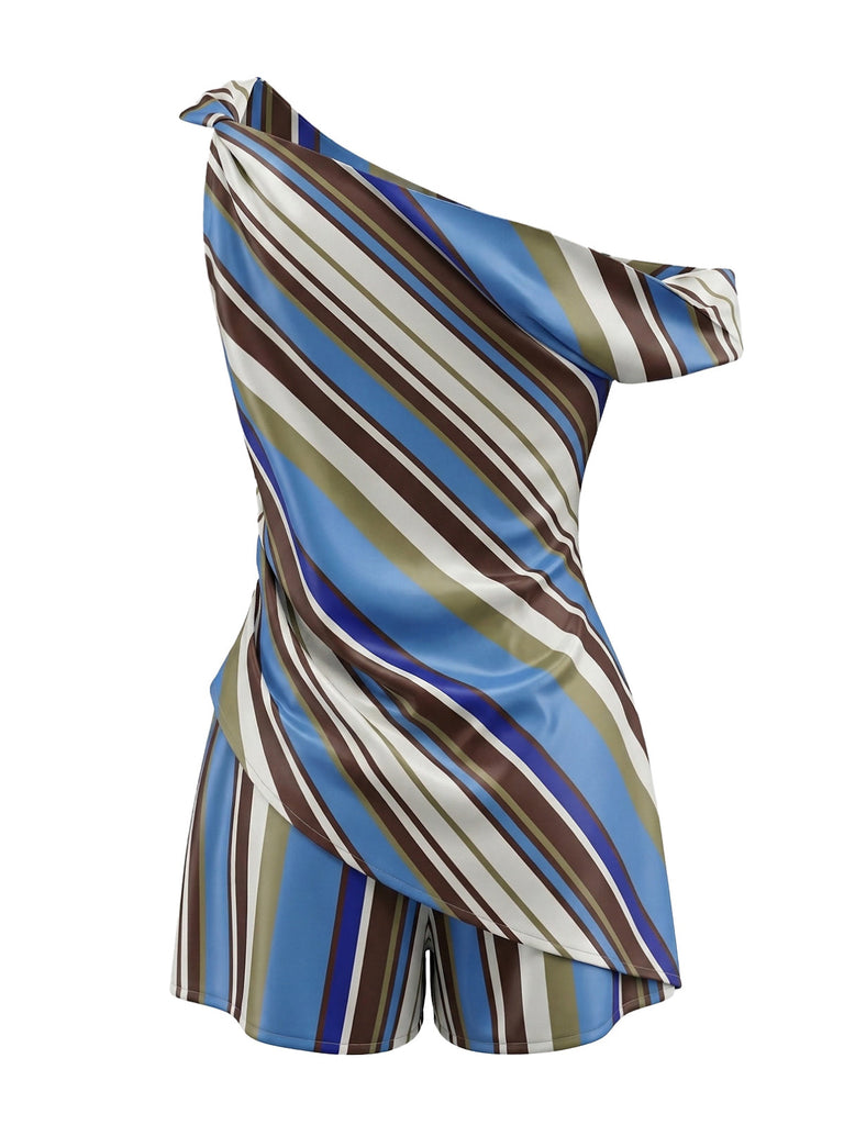 Blue 1940s 2PCS