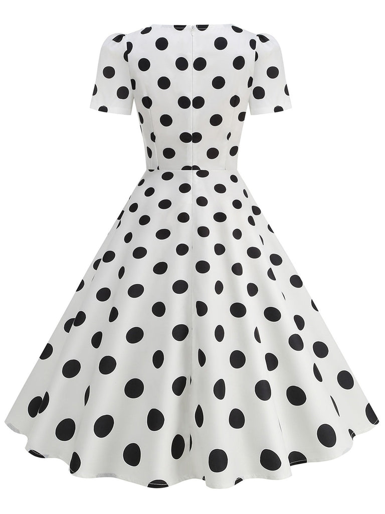 1950s Short Sleeve Sweetheart Neck Rose Swing Dress, vintage dress, retro fashion, rockabilly, pin-up fashion - perfect for women who love vintage and retro fashion