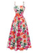Elegant Pat 1940s Vintage Floral Dress 7