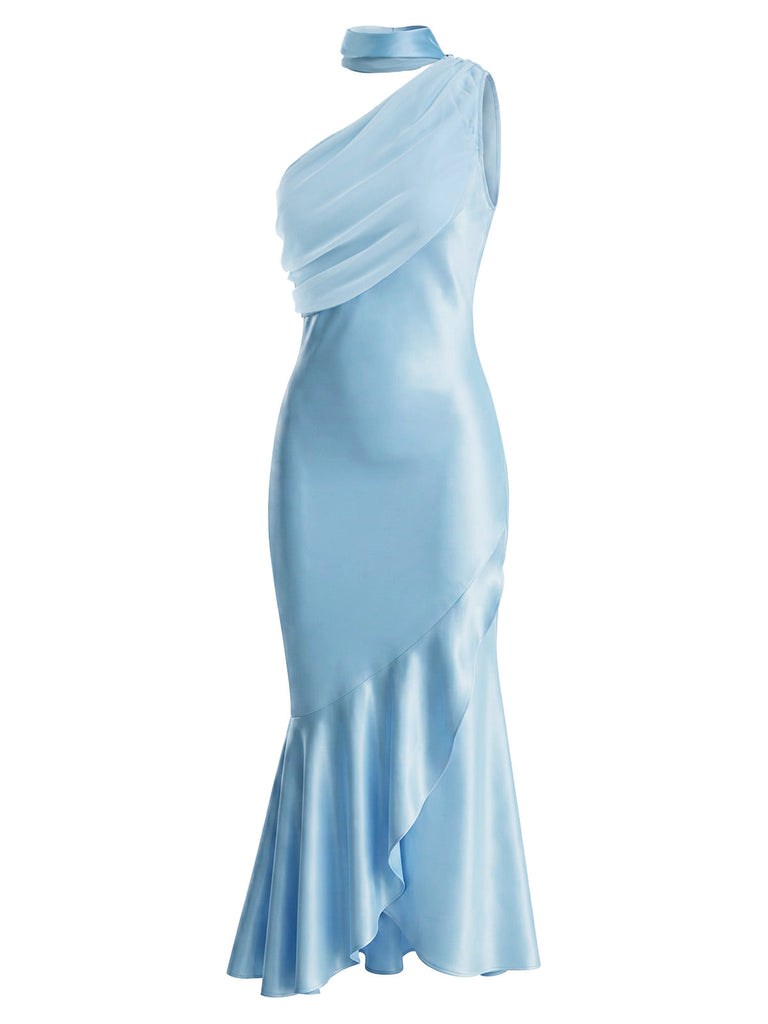 [Pre-Sale] Blue 1930s Vintage Retro Dress 3