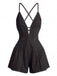 1950s Denim Tie Waist One Piece Romper