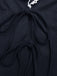 Navy 1950s Lapel Sleeveless Bodycon T-Shirt 4
