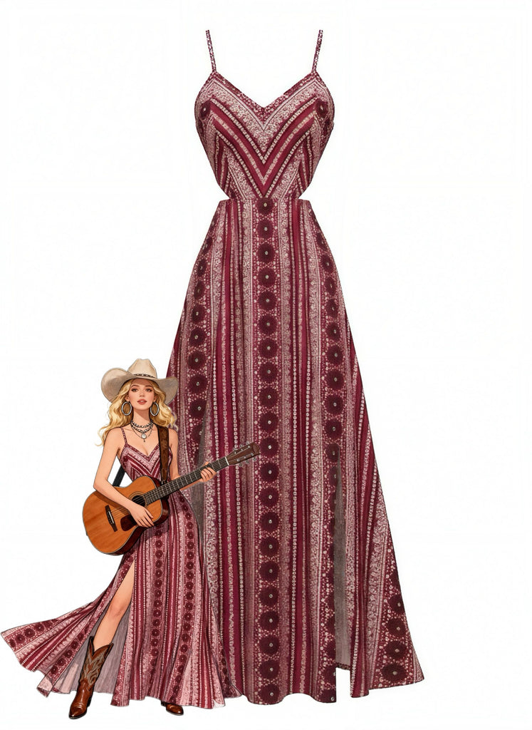 1970's fashion maxi dresses Vintage 1970s Style Maxi Dress Pattern 4905 PDF Instant Digital Download A4  Size Print at Home Size 16 Bust 38"