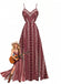 1970s Boho Style Spaghetti Strap Maxi Dress, vintage dress, retro fashion - perfect for women who love vintage and retro fashion