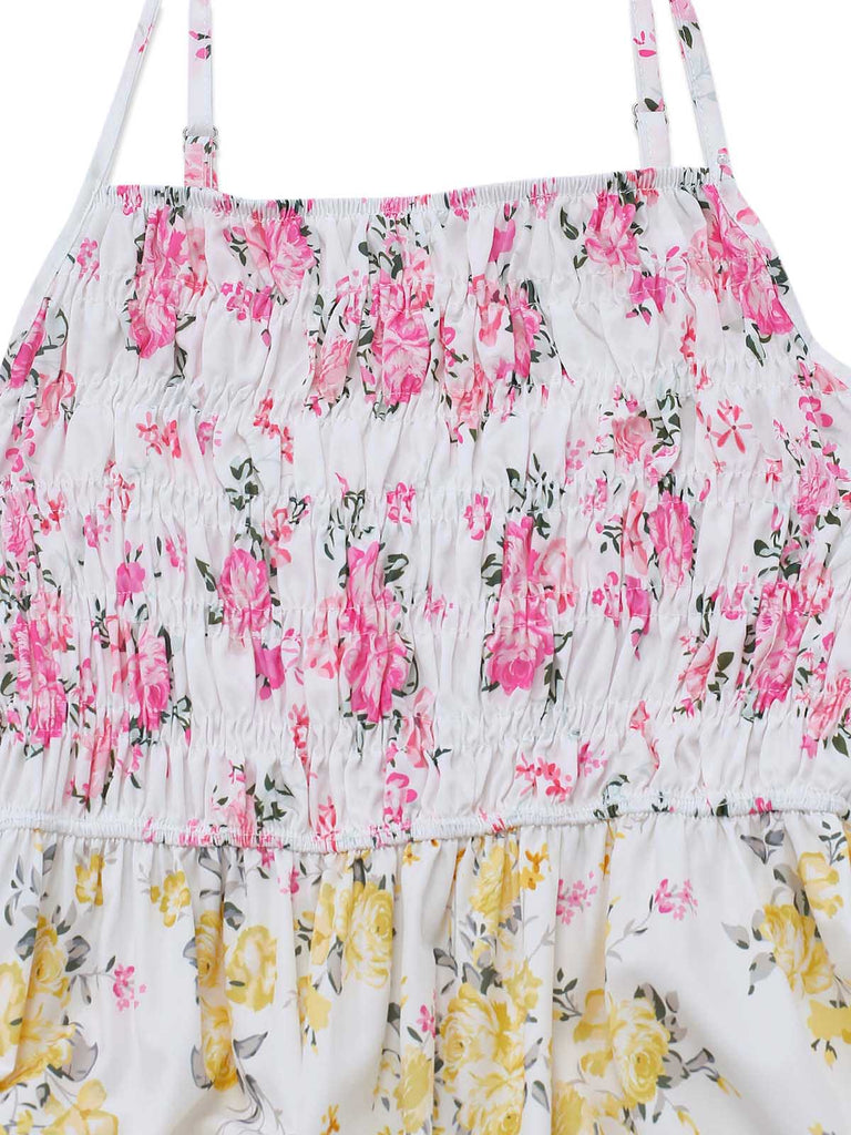 Pat 1950s Floral Lace Patchwork Top 2