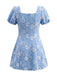 Black 1960s Square Neck Dress 4