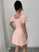 Black 1960s Square Neck Dress 9