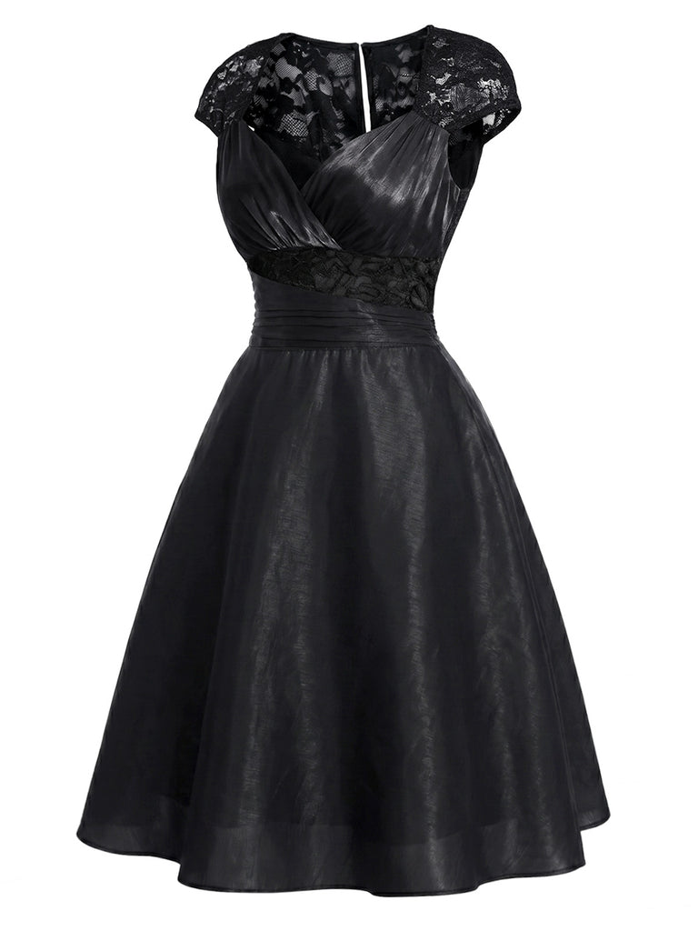 [Pre-Sale] Black 1950s Vintage Retro Dress 4