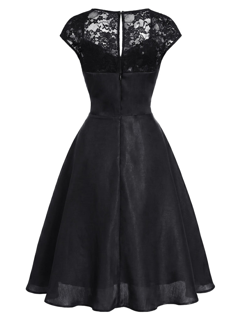 [Pre-Sale] Black 1950s Vintage Retro Dress 5
