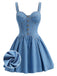[Pre-Sale] Elegant Dark Blue 1980s Vintage Dress 1
