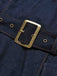 [Pre-Sale] Navy Blue 1950s V Neck Denim Dress 6