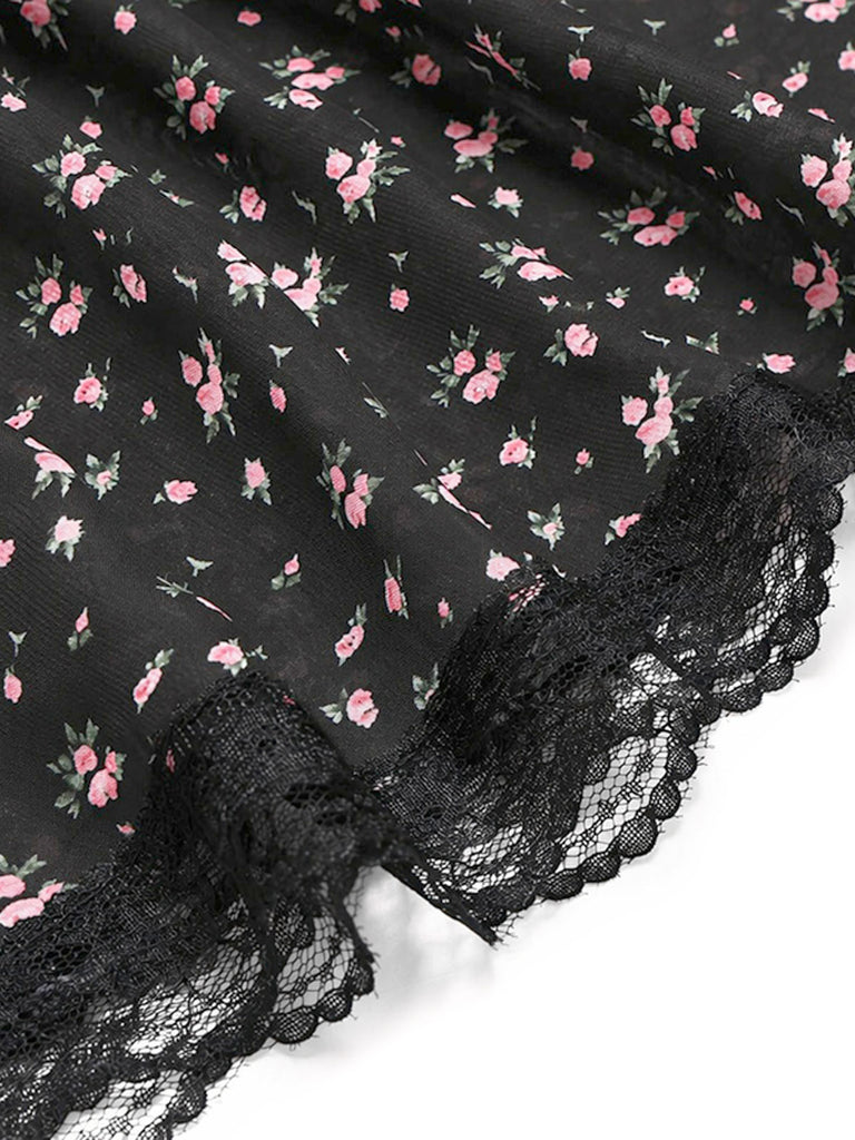 [Pre-Sale] Black 1950s Vintage Retro Skirt 7