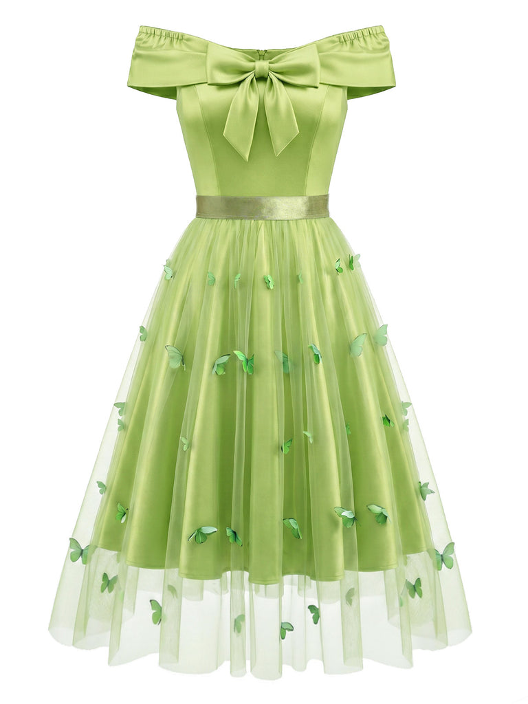 1950s butterfly off shoulder dress Amazon.com: Butterfly Floral Dress for Women 1950s Retro Vintage Dress Sleeveless Tie Strap Embroidered Dress Wedding Guest Tea Party Dress A Line Midi Dress Summer Tulle Mesh Swing Dress Apricot M :