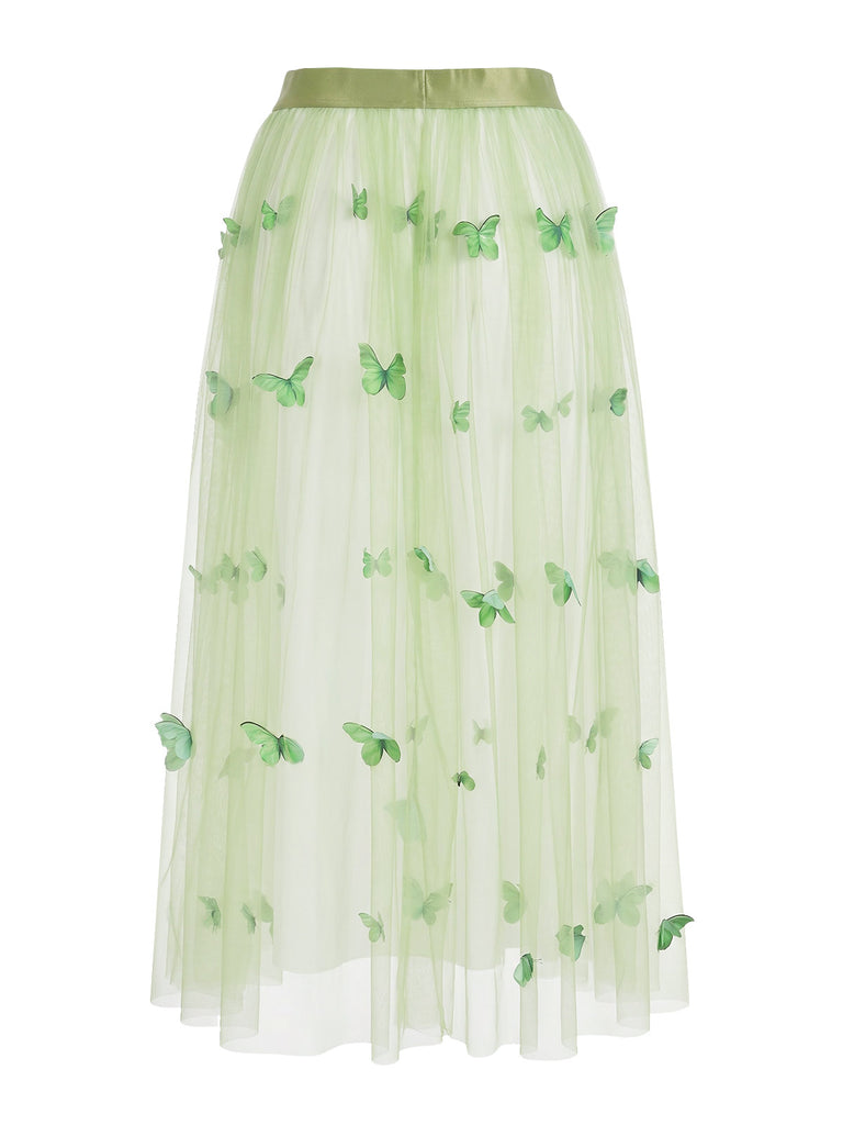 [Pre-Sale] 1950s Bow Mesh Vintage Classic Dress 9