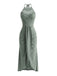 1960s Crochet Halter Cutout Dress, vintage dress, retro fashion - perfect for women who love vintage and retro fashion
