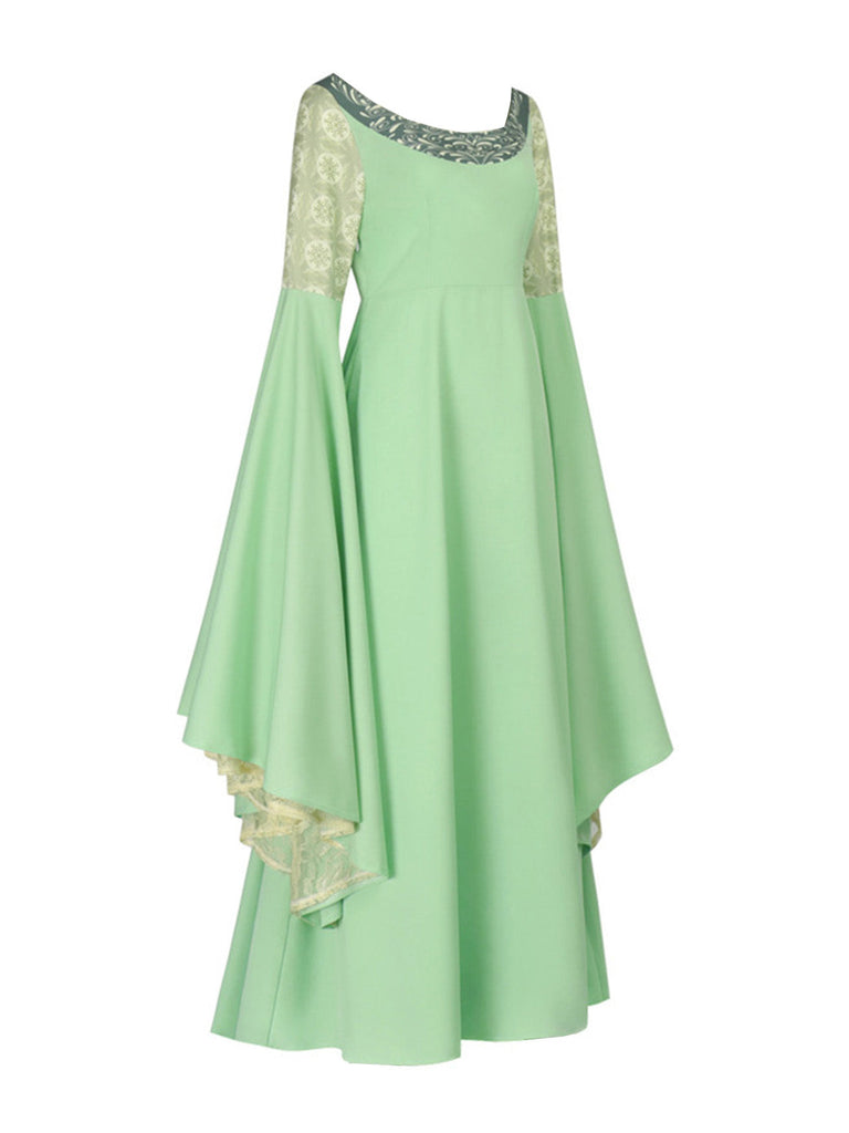 Green 1980s Vintage Retro Dress 2