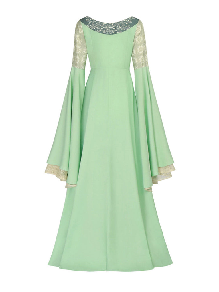Green 1980s Vintage Retro Dress 3