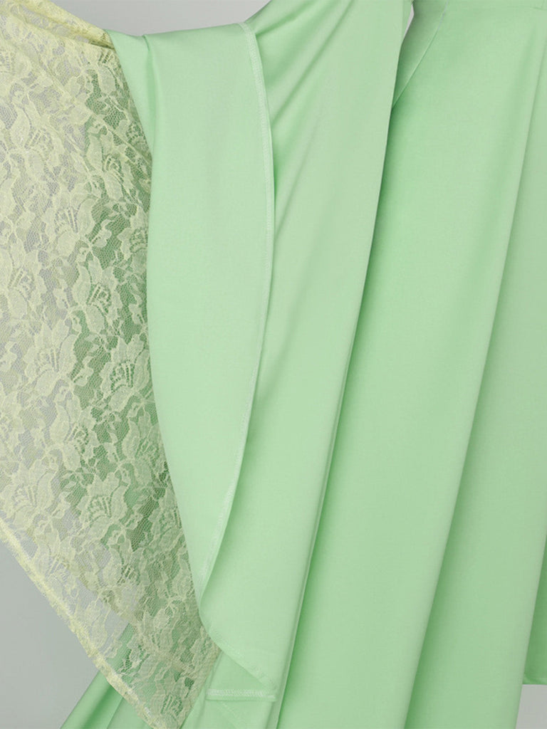 Green 1980s Vintage Retro Dress 4