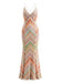 Pat 1970s Floral V Neck Bag