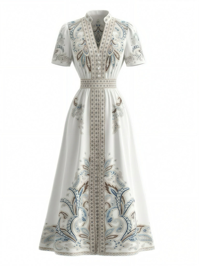 white fifties dress 1950s Halter Belted Swing the Lamar Dress is an elegant ivory white piece from Unique Vintage Sleeve Lace Wedding Dress 1950s