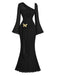 1930s Mermaid Bow Vintage Dress