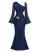 1930s Mermaid Bow Vintage Dress 3