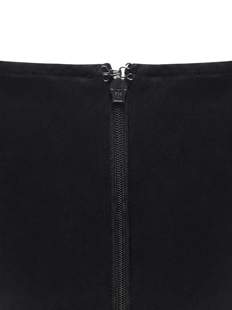 [Pre-Sale] Black 1960s Cami Vintage Classic Dress 8