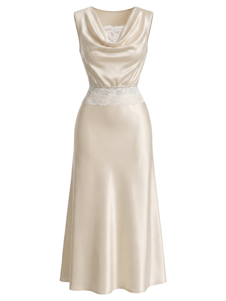 [Pre-Sale] Champagne 1920s Vintage Retro Skirt 3