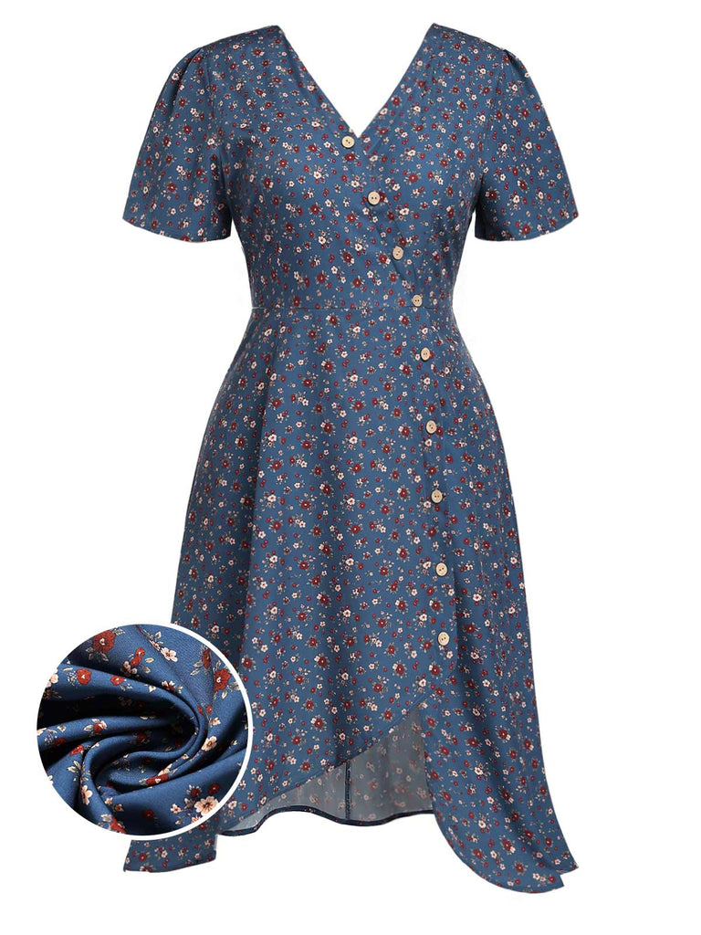 [Pre-Sale] Dark Blue 1940s Vintage Retro Dress