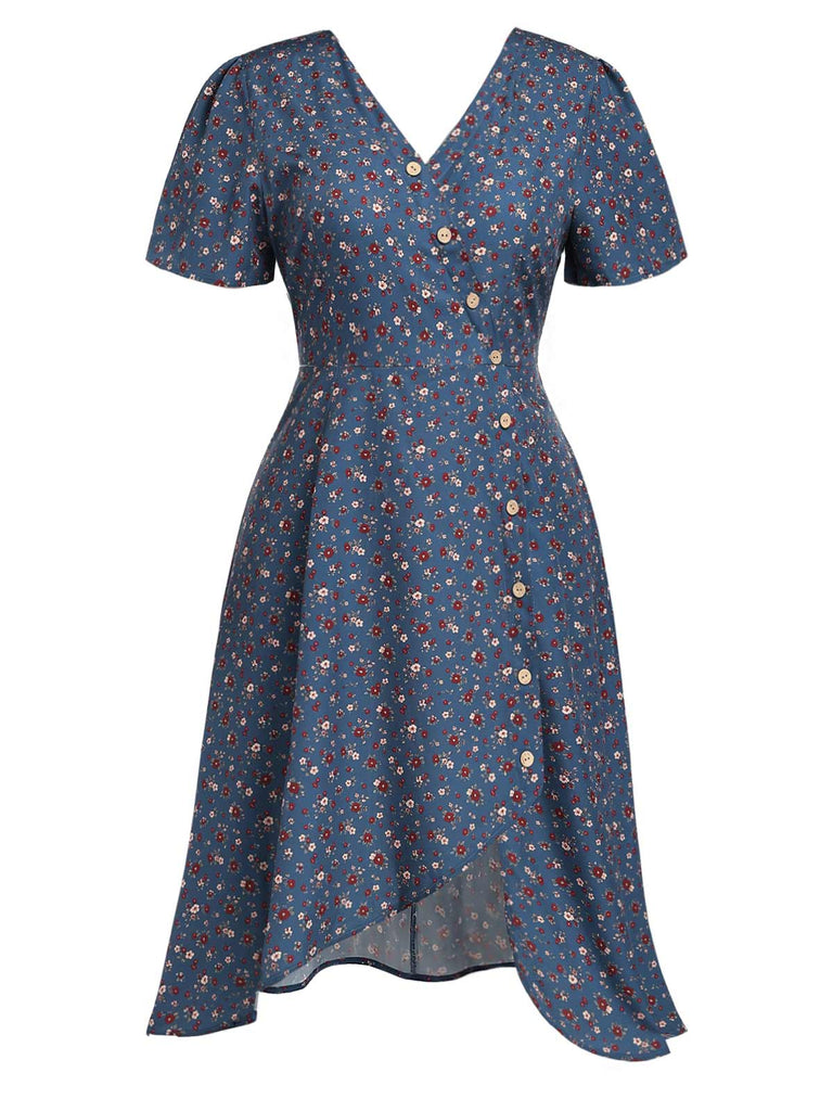 [Pre-Sale] Dark Blue 1940s Vintage Retro Dress 3