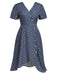 [Pre-Sale] Dark Blue 1940s Vintage Retro Dress 3